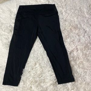 Zyia 14-16 black brilliant leggings with pockets